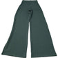River Island High Waist Wide Leg Trousers Olive Green