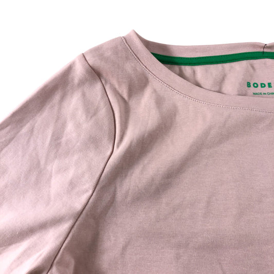 Boden Pink Boat Neck Long Sleeve Top - Size 18