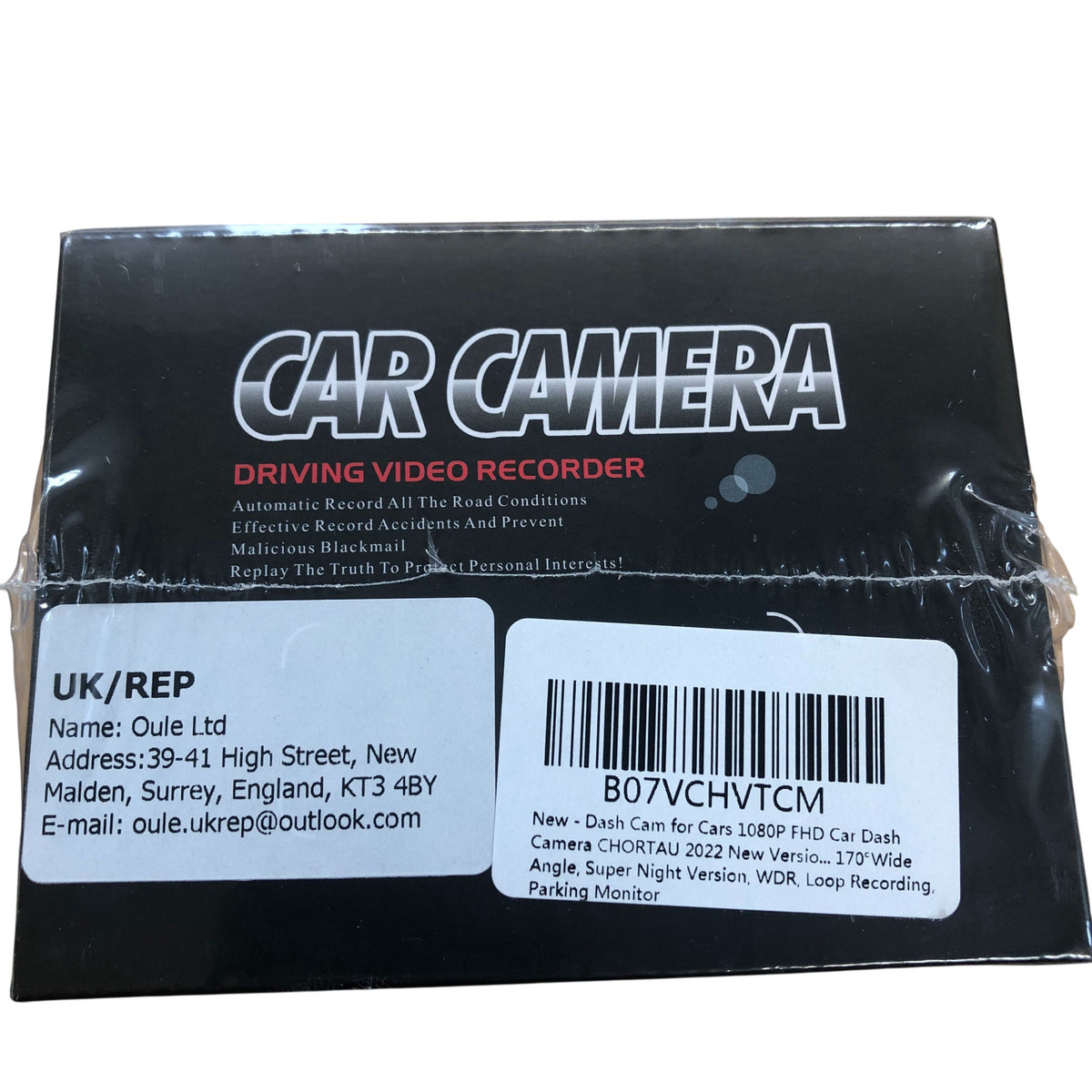 Branded Car Camera 1080P HD Driving Video Recorder G-Sensor Parking Monitor