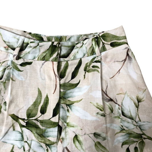 River Island Floral Print Shorts UK6 Women's Standard Fit Lightweight Style
