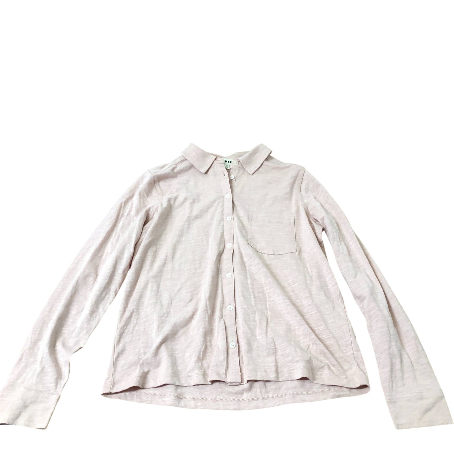 Boden Long Sleeve Shirt Women's Blouse Pink Cotton Casual Wear UK10