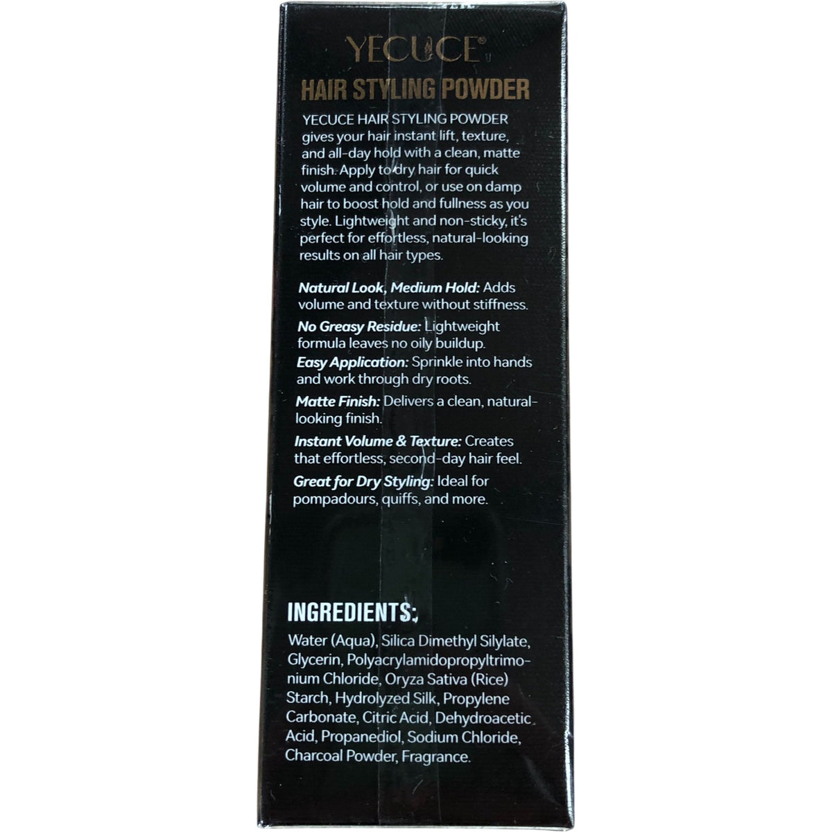 YECUCE Hair Styling Powder 30g Vegan Formula Natural Finish 2 Pack