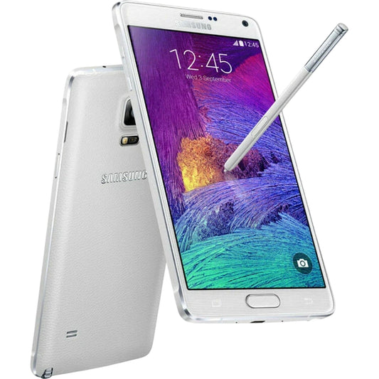 SAMSUNG GALAXY Note 4 32GB Unlocked Smartphone White Ultra HD Super AMOLED