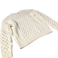 Cream Cable Knit Sweater Women's Size Small Soft Chunky Knit Jumper