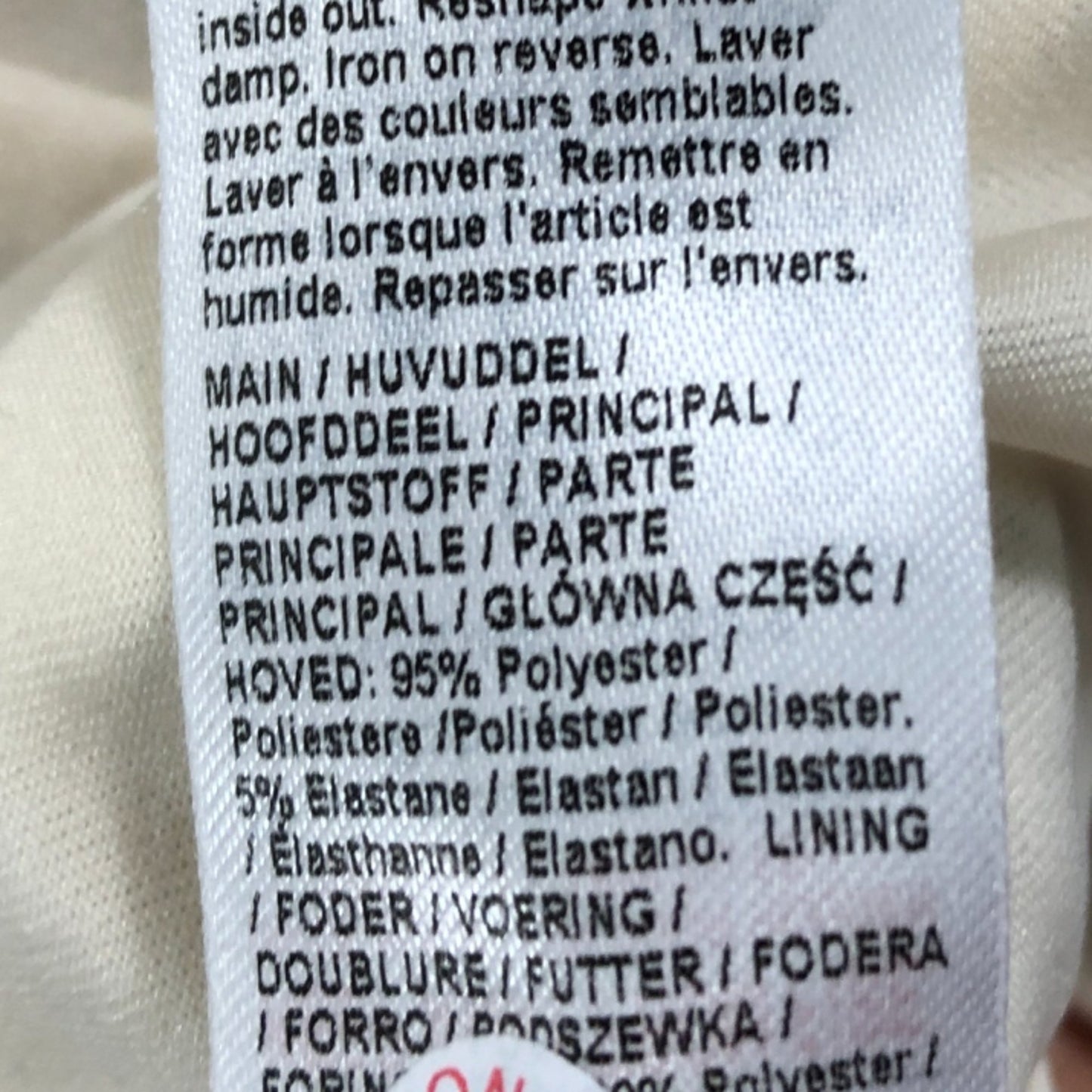 River Island Long Sleeve Top Size 8 Women's Abstract Print Stretchy Blouse