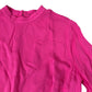 Pink Long Sleeve Maxi Dress With Gathered Sleeves Size 12