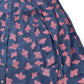 Long Sleeved Shirt UK Size 10 Women's Red Patterned Viscose Top