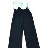 River Island Jumpsuit Black & White Flower Detail