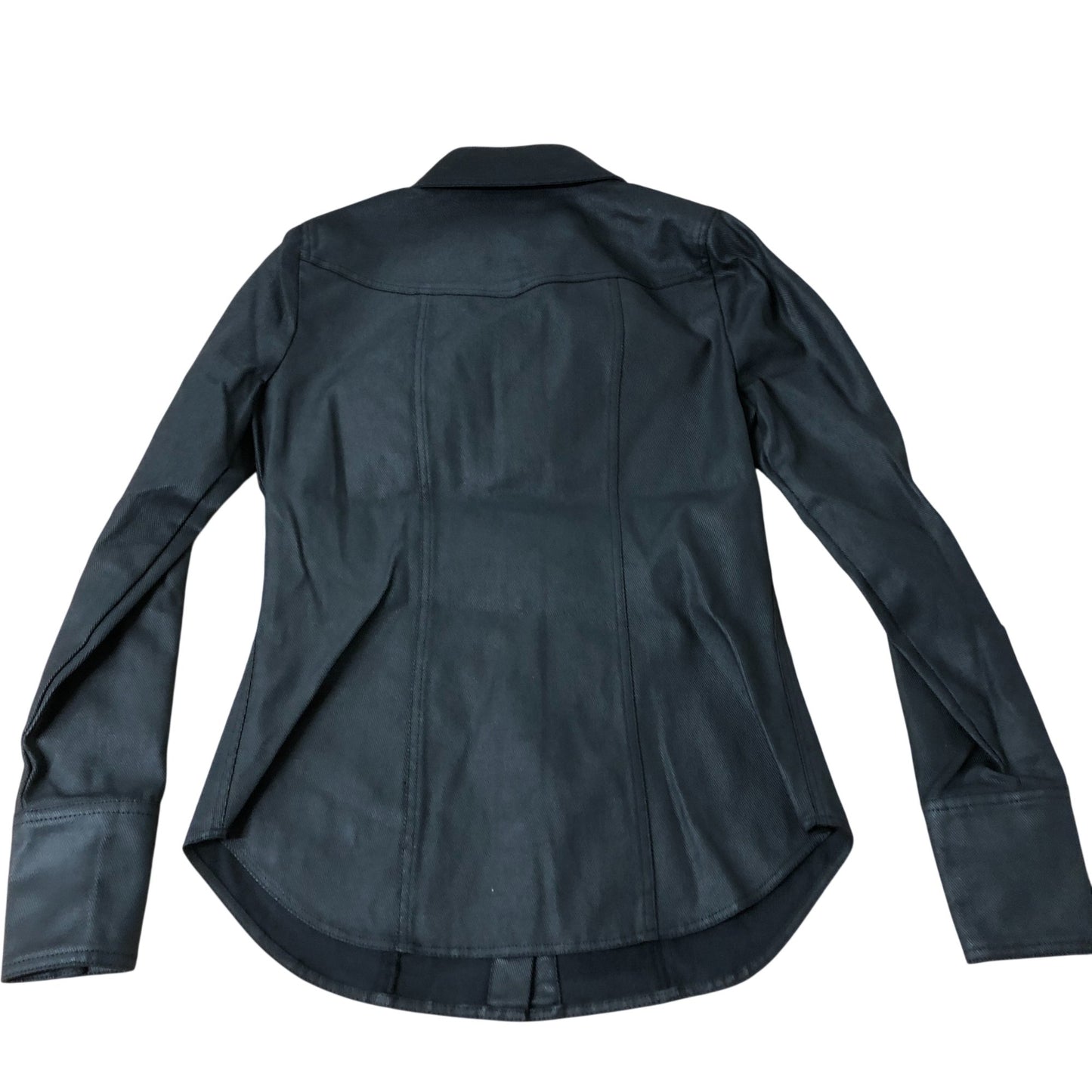 Branded Black Long Sleeve Shirt Women’s Stylish Casual Cotton Top UK8