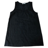 Baukjen UK14 Women's Black Organic Cotton Sleeveless Dress With Pockets