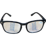 Occi Chiari Rectangle Reading Glasses +1.00 Anti Blue Light Frame Black