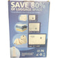Travel Vacuum Bags With Electric Pump 80% Space Saver Pack of 12