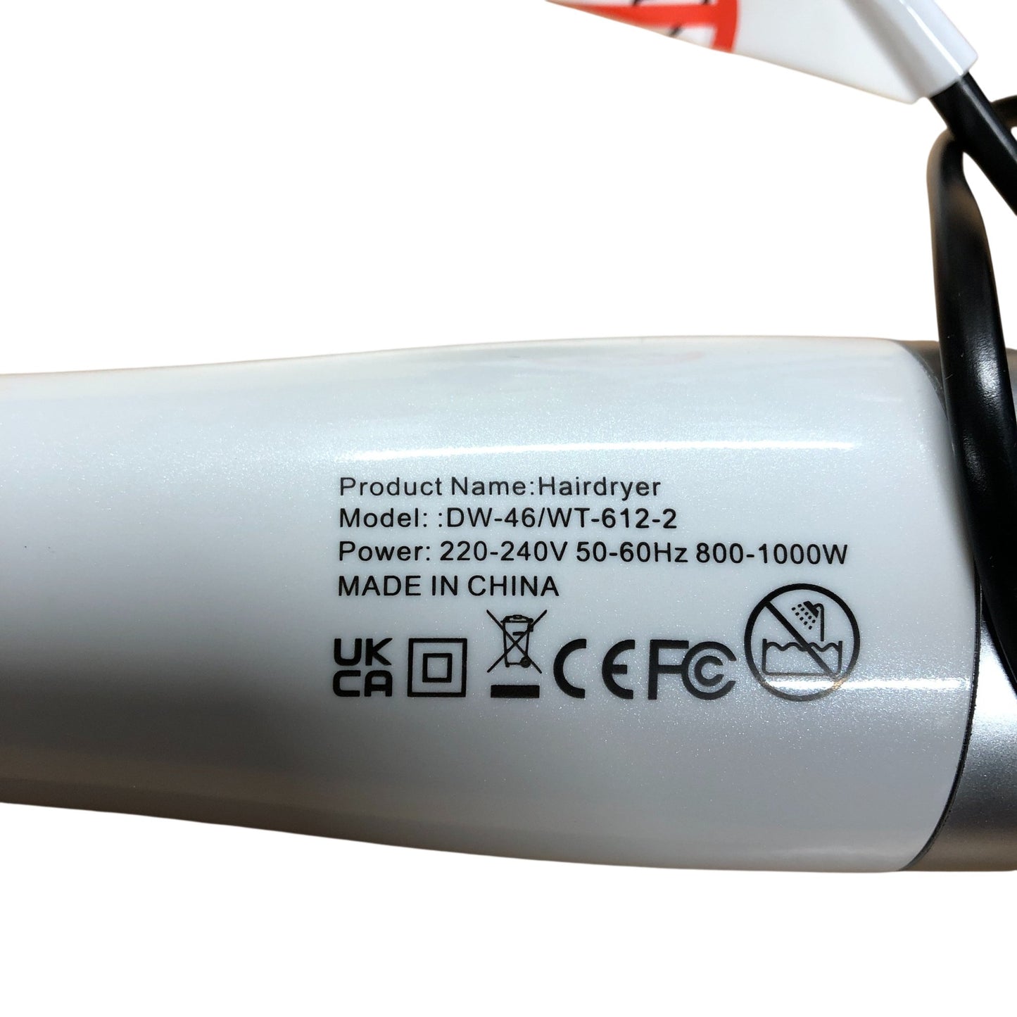 Branded 2 In 1 Hot Air Comb Hairdryer Model WT6122 Moisturizing Styling Tool
