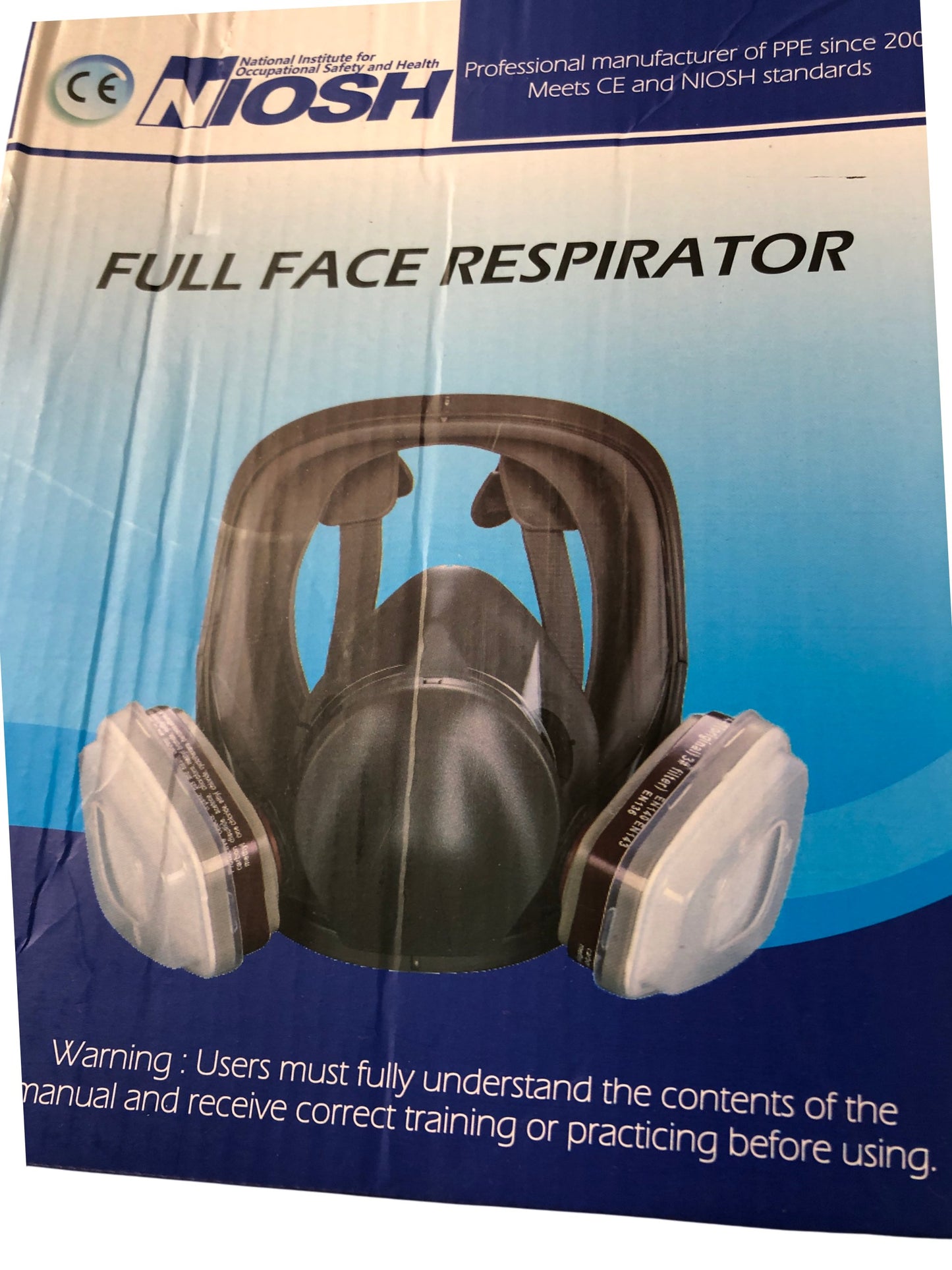 NIOSH Full Face Respirator 6800 Gas Mask Organic Vapor Cartridge 7in1 Set