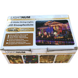 Lightnum LED Globe String Lights 10m 100LEDs Multiple Colour 8 Lighting Modes