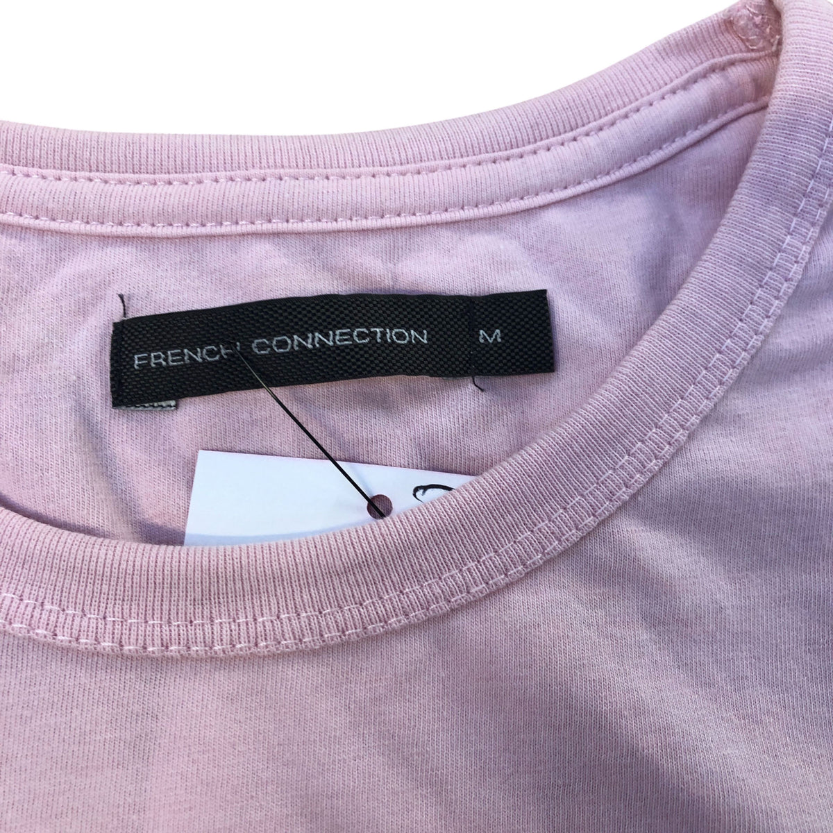 French Connection Pale Pink T-Shirt Size M