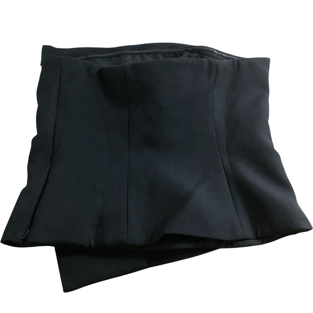 River Island Black Pleated Bandeau Top UK6 Women's