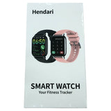 Hendari Smart Watch Y6 Fitness Tracker 185 Inch Touch Screen Black IP68