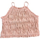 RIVER ISLAND Girls Coral Smocked Vest Top Size 9-10 Years Summer Casual Wear