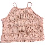 RIVER ISLAND Girls Coral Smocked Vest Top Size 9-10 Years Summer Casual Wear