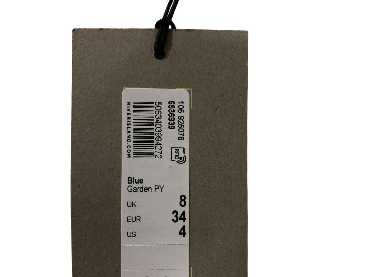 River Island Stylish Blue Sleeveless Halter Top Womens Size UK8 Fashion Clothing