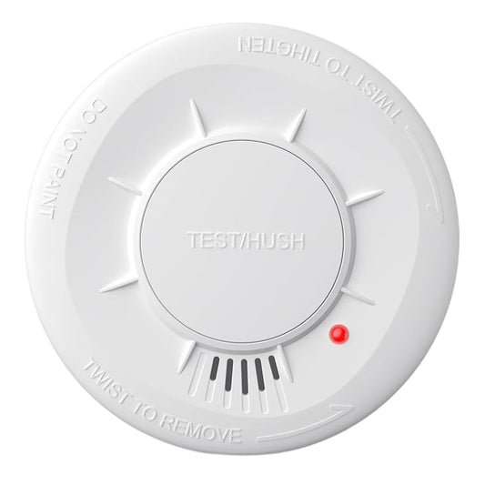 Liorque KD-129D Photoelectric Smoke Detector 10 Year Battery Life 2 Pack