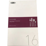 Stellar Rochester 16 Piece Cutlery Set Mirror Polished Stainless Steel Kitchen