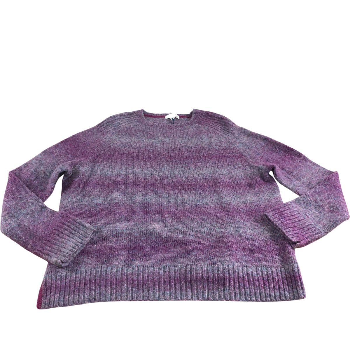 Space Dye Jumper UK20 Women's Purple Knit Sweater
