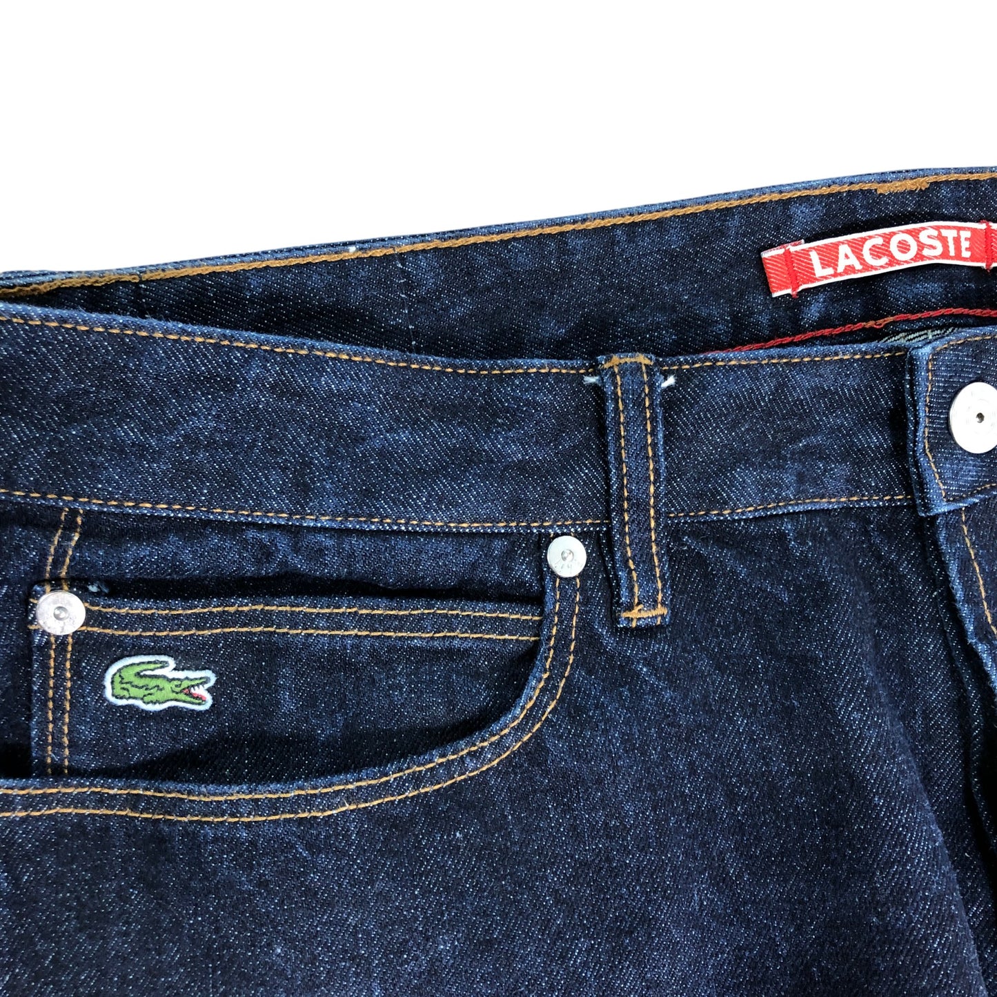 Lacoste Live Slim Fit Jeans W33 L32 Men's Dark Wash Denim Trousers
