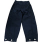 Blue Cotton Blend Barrel Chino Trousers