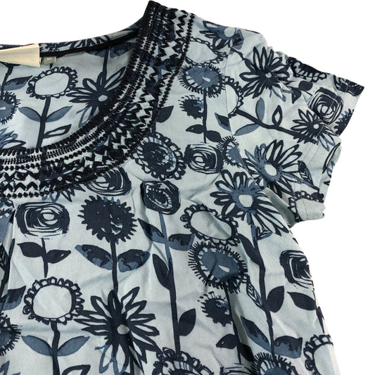 Weird Fish Blue Printed T-Shirt - Size 12