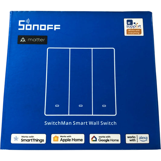 SONOFF M5 3C 86W Smart Wall Switch Remote Control Voice Control White
