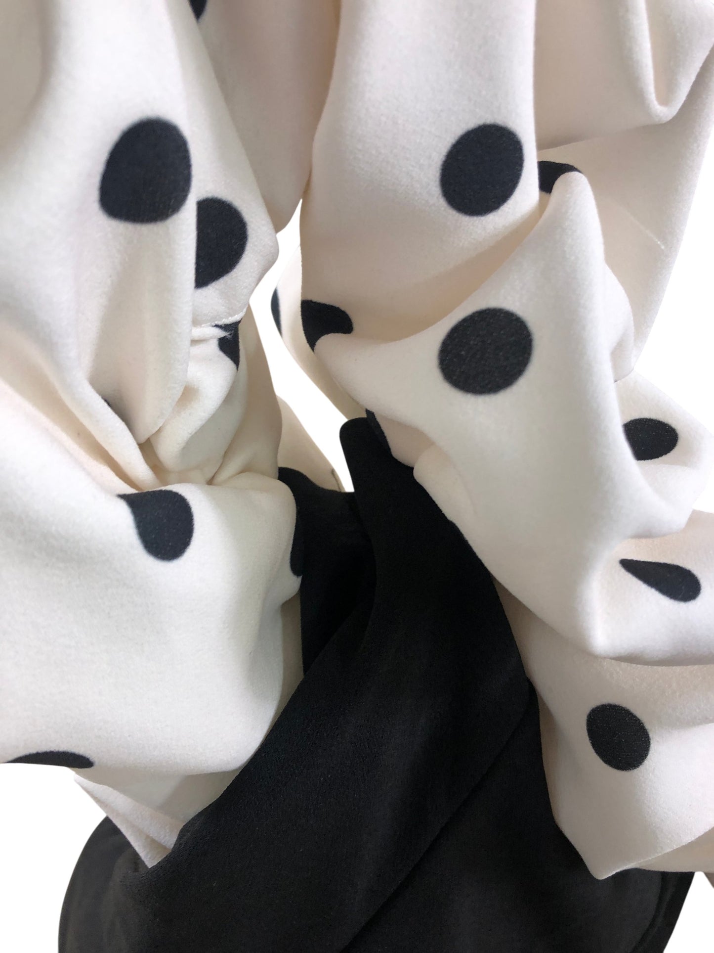 RIVER ISLAND Black Polka Dot Ruffle Bustier Dress UK XS Women's Party Style