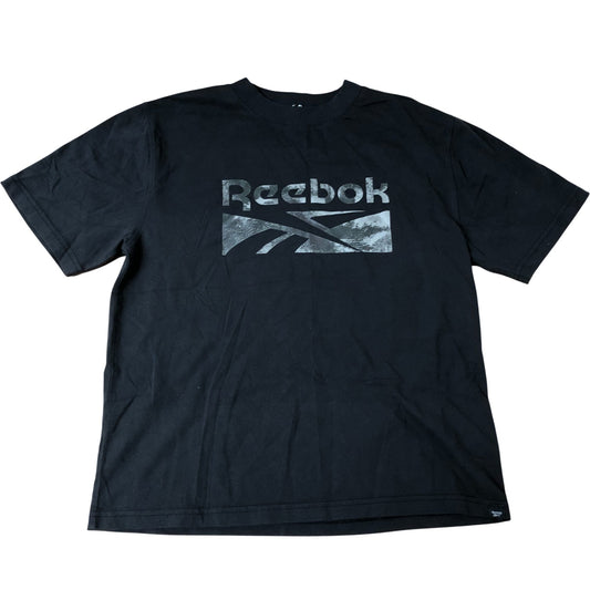 Reebok Black T-Shirt 12-13 Years Boys Classic Logo Casual Top