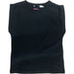 Branded Black T-Shirt Women's Cotton Short Sleeve Top UK6