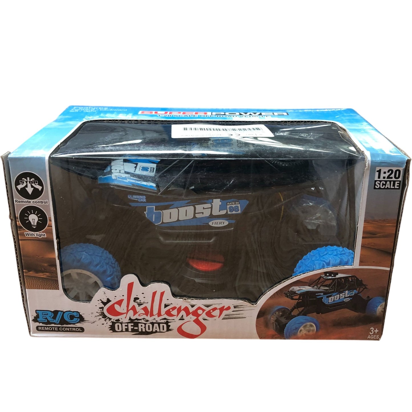 Boost Climbing Car R/C Remote Control 1:16 Off-Road Toy Vehicle Blue