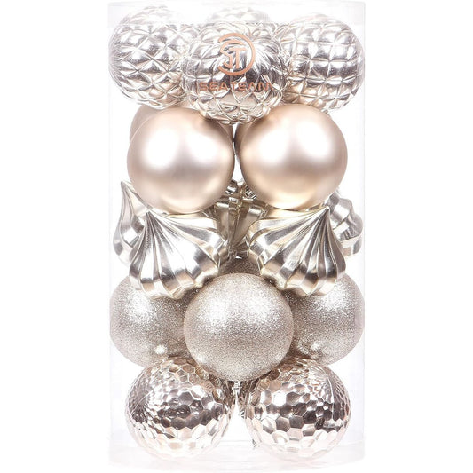 Sea Team 21 Pack Christmas Baubles Silver