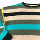 Ripple Jumper UK20 Women's Multi Stripe Knit Sweater Blue