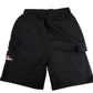 Ellesse Kids Outfit Set T-Shirt Shorts Size 8-9 Years Black Cargo Style