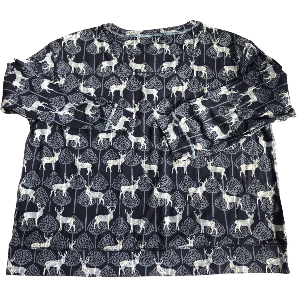 Long Sleeve T-Shirt UK Size XL Women's Animal Print Casual Top