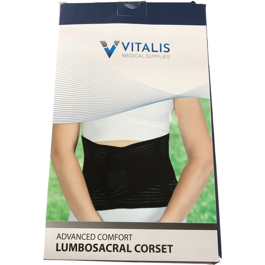 Vitalis Lumbosacral Corset Back Support Maximum Comfort Size 3XL Beige