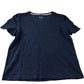 Navy V Neck T-Shirt - Size 8