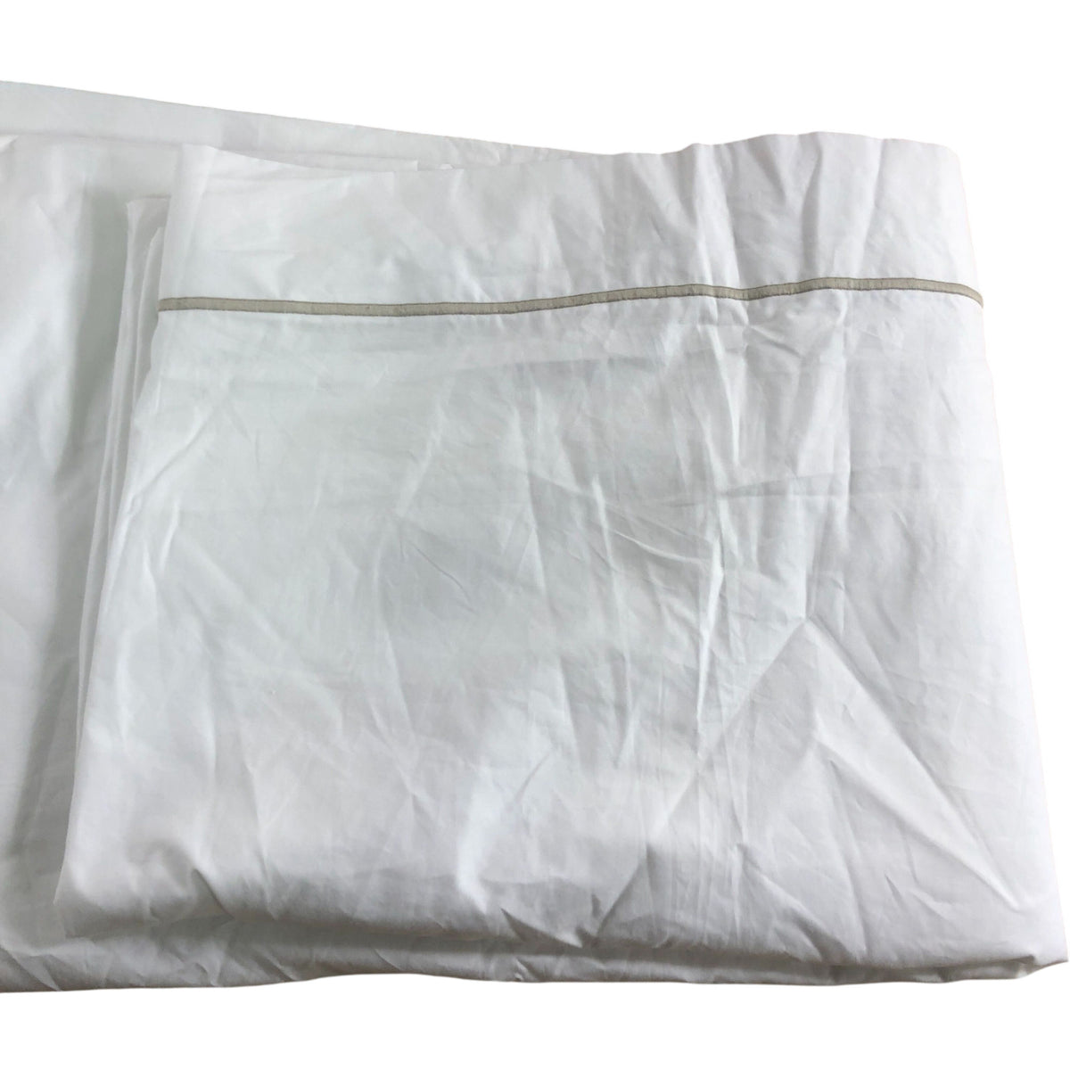 King Size Duvet Cover 100% Egyptian Cotton White 225 x 220cm