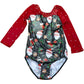 Christmas Santa Leotard Gymnastics Outfit 12 Years