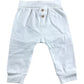 Baby Trousers Set Unisex Cotton Blend White Beige 3-6 Months