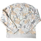 Floral Print Sweatshirt M Men's Terry Casual Wear