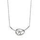Fiorelli Sterling Silver Large Knot Necklace
