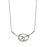 Fiorelli Sterling Silver Large Knot Necklace