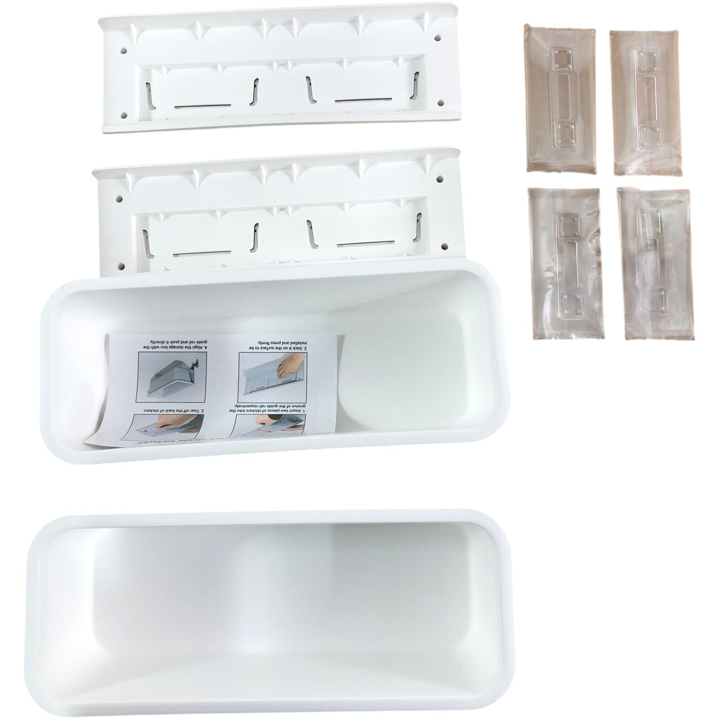 Pull Out Cabinet Basket Organiser New Kitchen Storage Solution White