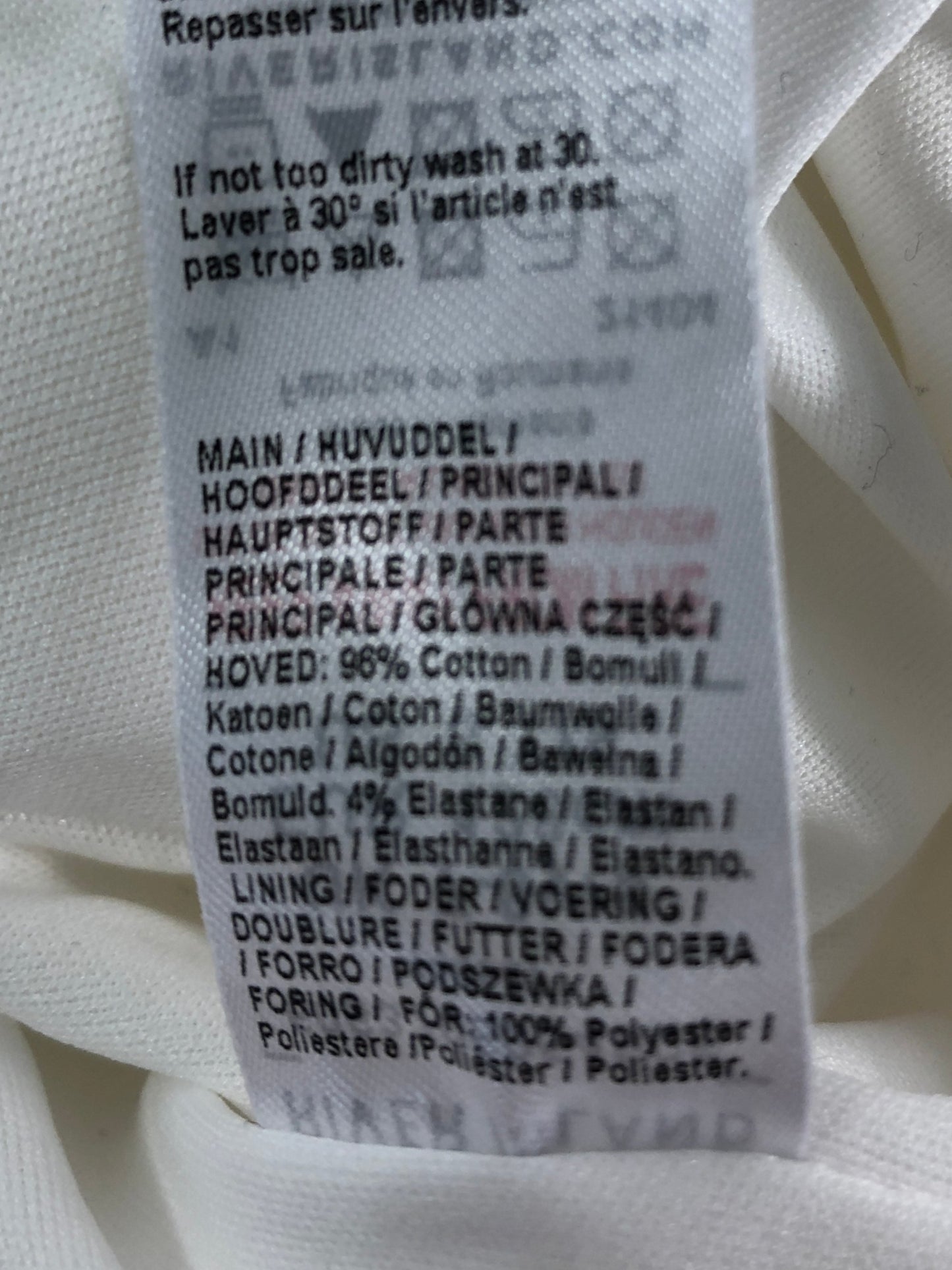 River Island Girls White Skirt  7-8 Years Casual Lightweight Summer